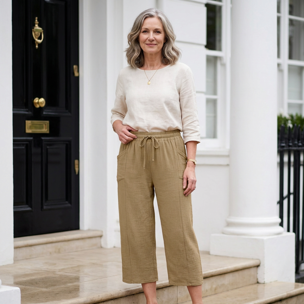 FAIRCOMBE RELAXED SUMMER TROUSERS