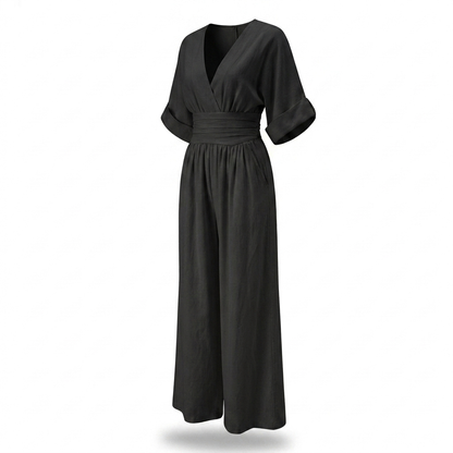 WINBOURNE FLOWING WIDE-LEG JUMPSUIT