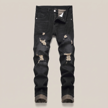 BECKETT FLEX DISTRESSED JEANS