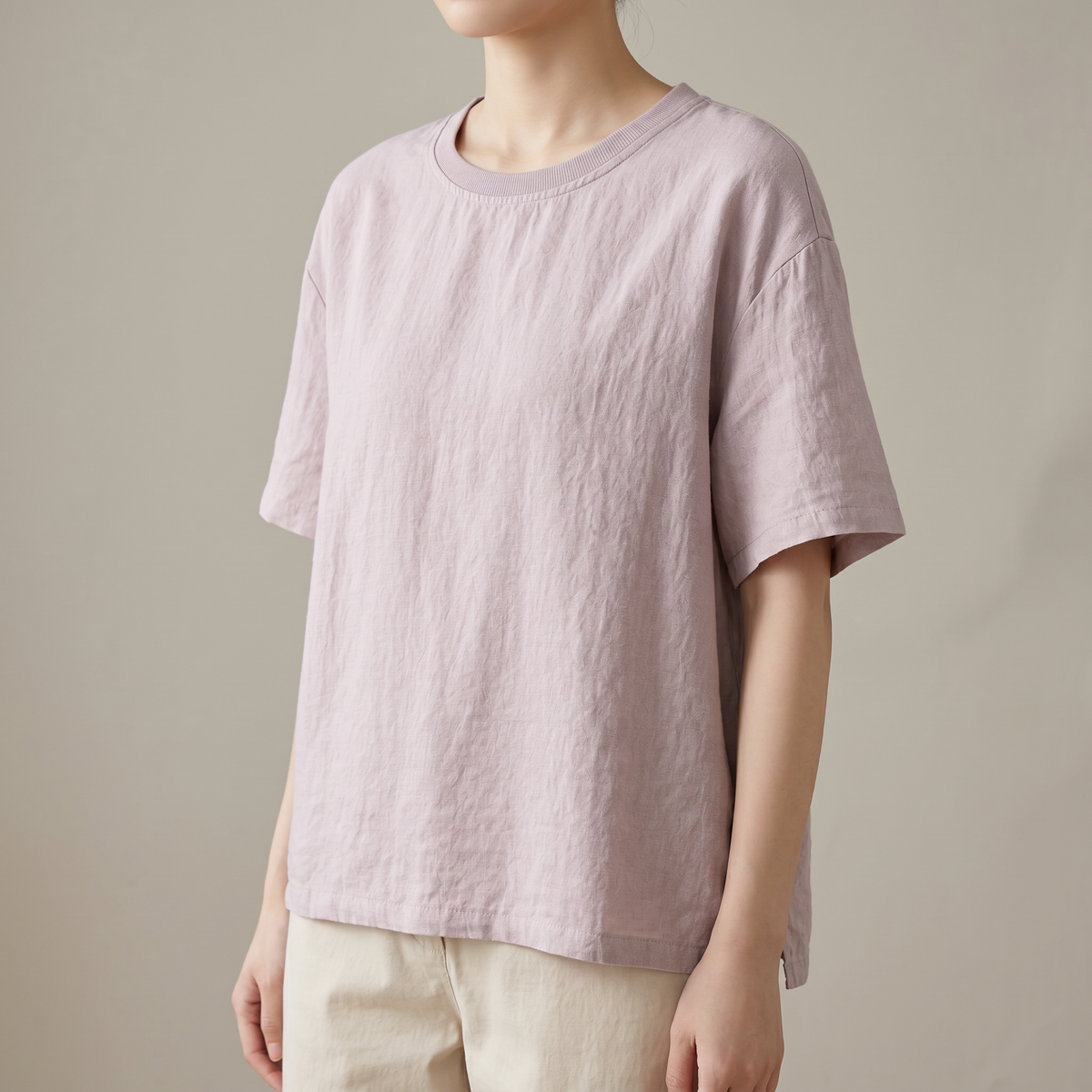 MARGARET RELAXED LINEN TEE
