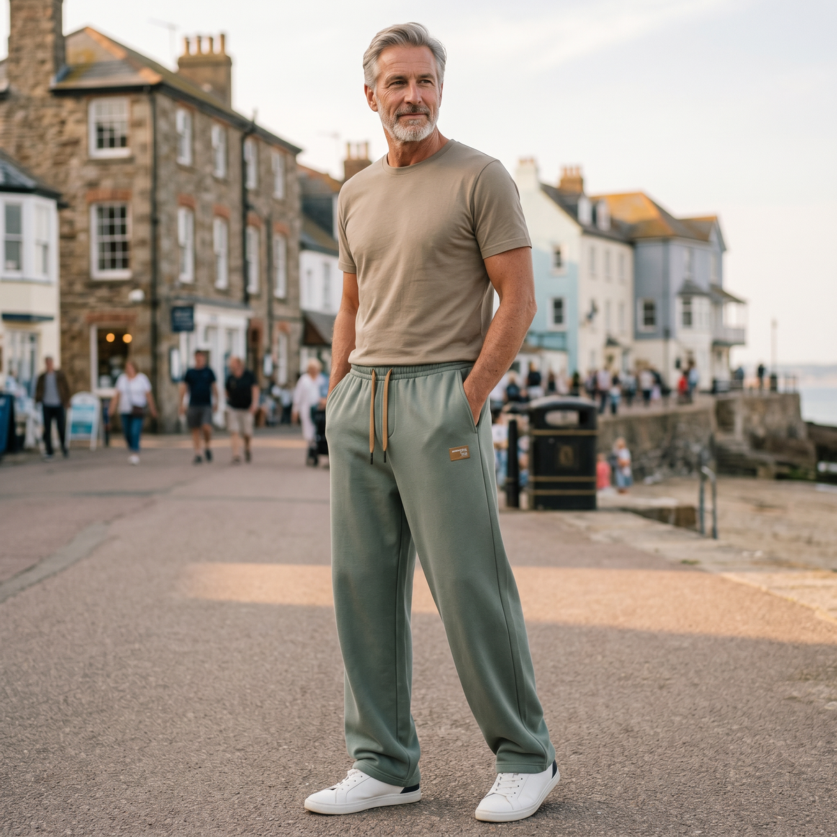 GRANTHAM RELAXED-FIT CASUAL TROUSERS