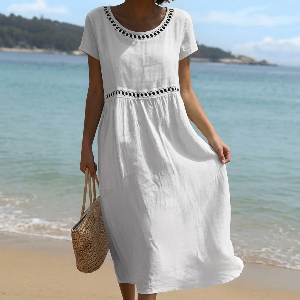 WINCROFT CUTWORK SUMMER DRESS