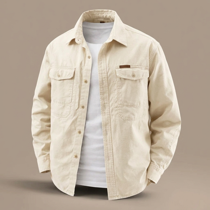 ROTHERFIELD COTTON OVERSHIRT