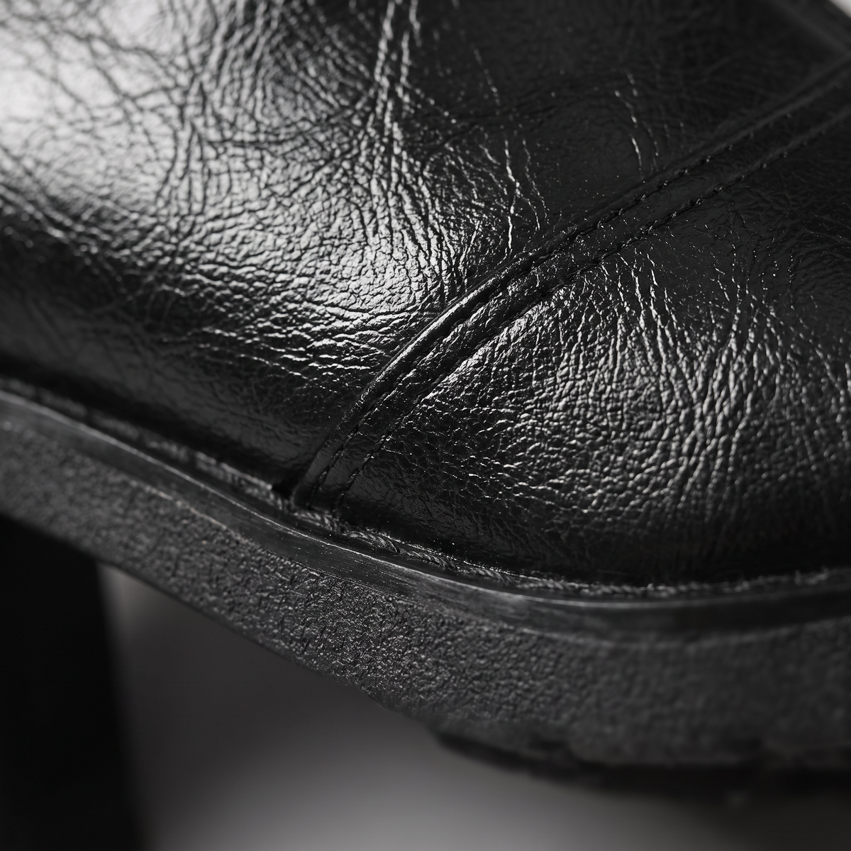 WHITNEY LEATHER ANKLE BOOTS