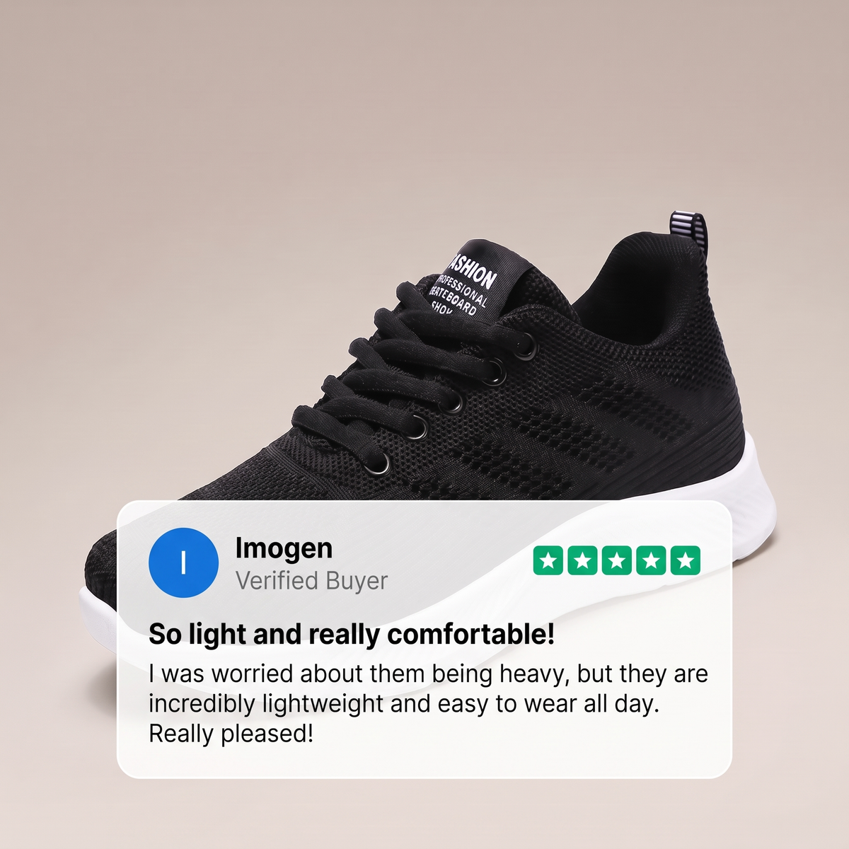 FLORENCE KNIT WALKING TRAINERS