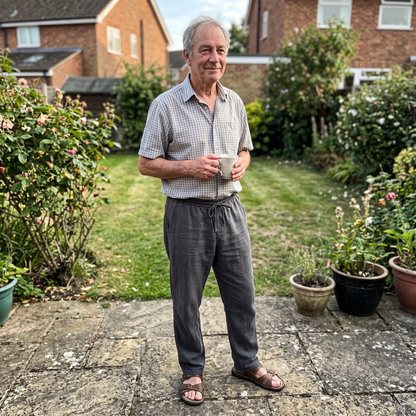 ELLINGHAM CASUAL LINEN TROUSERS