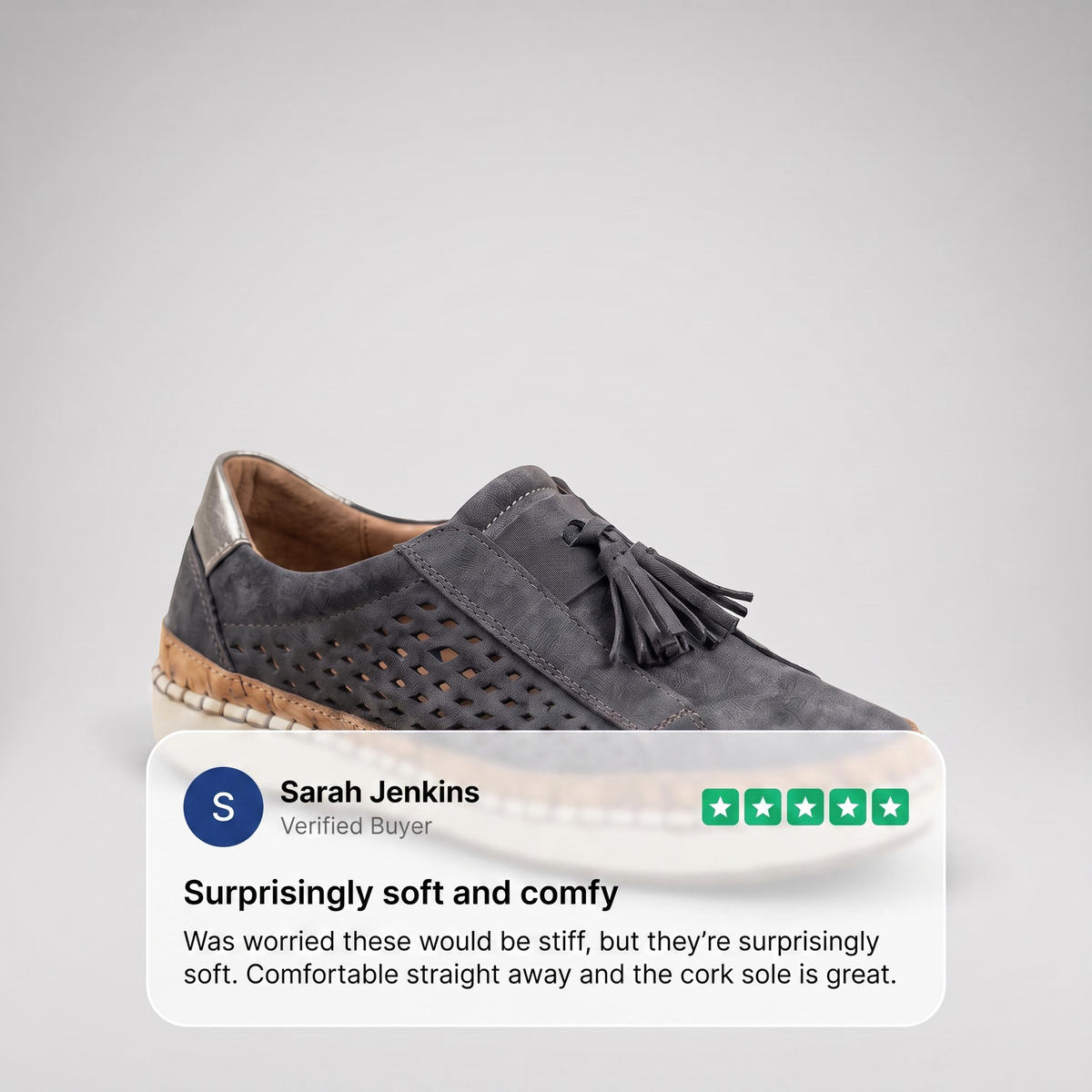 ELSPETH KNIT COMFORT SLIP-ONS