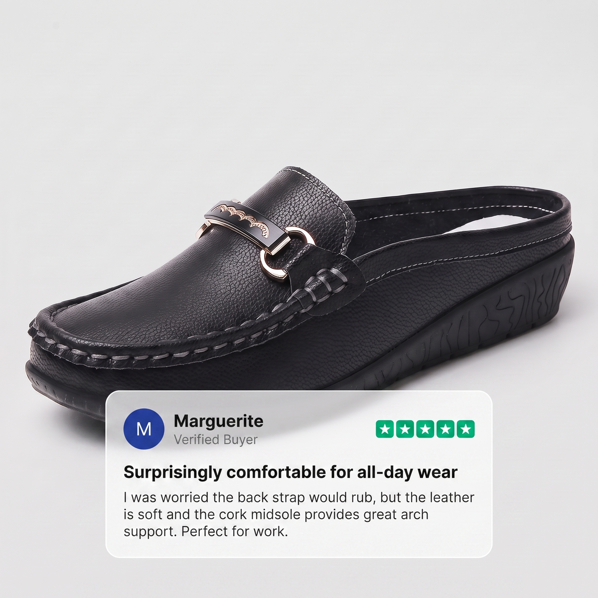 BRIONY LEATHER COMFORT LOAFERS