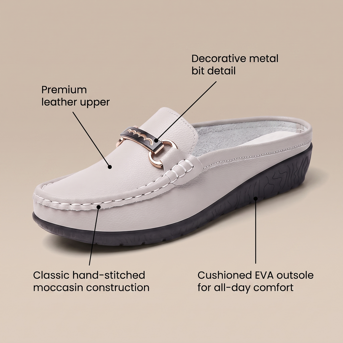 BRIONY LEATHER COMFORT LOAFERS