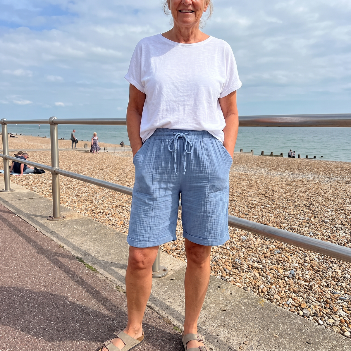 BRIARTON TEXTURED BERMUDA SHORTS