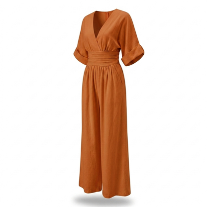 WINBOURNE FLOWING WIDE-LEG JUMPSUIT
