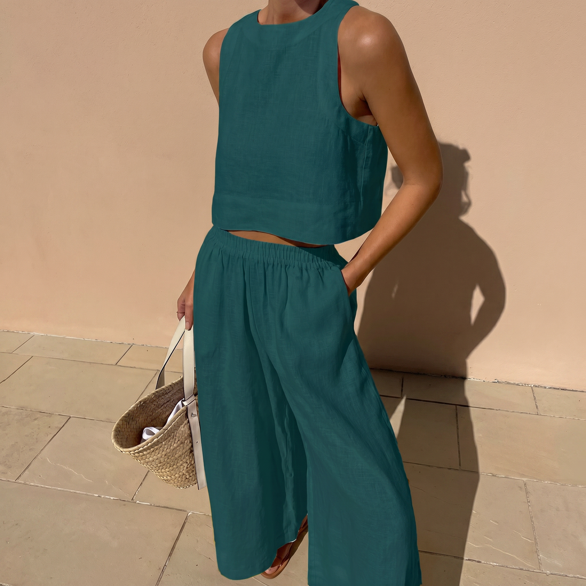 SUTTONVALE WIDE-LEG SUMMER SET