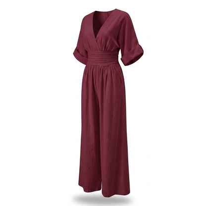 WINBOURNE FLOWING WIDE-LEG JUMPSUIT