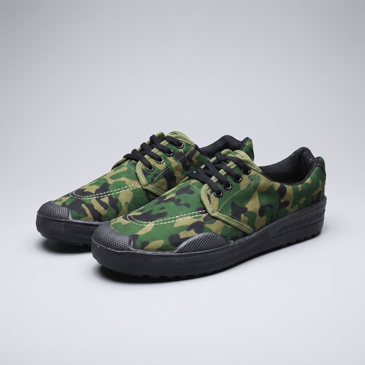 BLACKTHORN CAMO TRAINERS