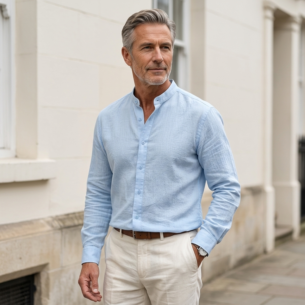 HOLLINSHAW LIGHTWEIGHT LINEN SHIRT