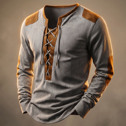 RAVENSHAW VINTAGE LACE-UP SHIRT