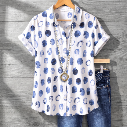 BLUEHAVEN COASTAL DOT SHIRT