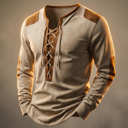 RAVENSHAW VINTAGE LACE-UP SHIRT