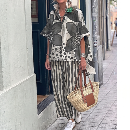HAVERHILL PATTERNED TWO-PIECE SET