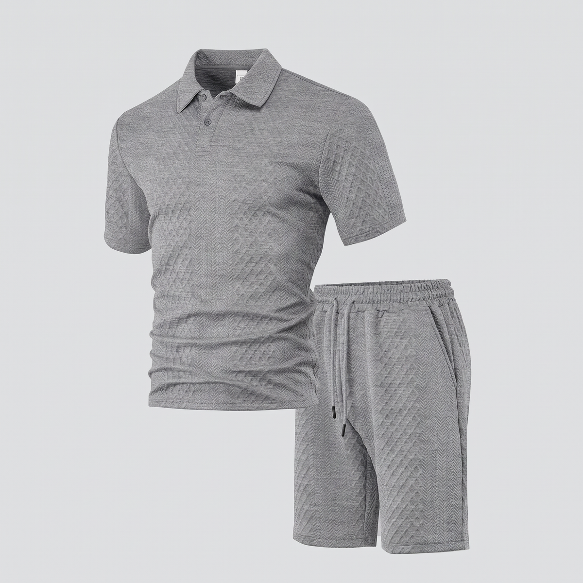 MONTFORD JACQUARD POLO SET