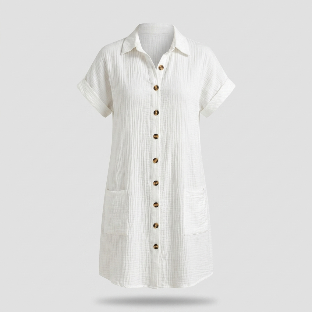 AVENLEIGH BUTTONED SHIRT DRESS