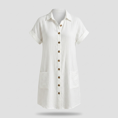 AVENLEIGH BUTTONED SHIRT DRESS