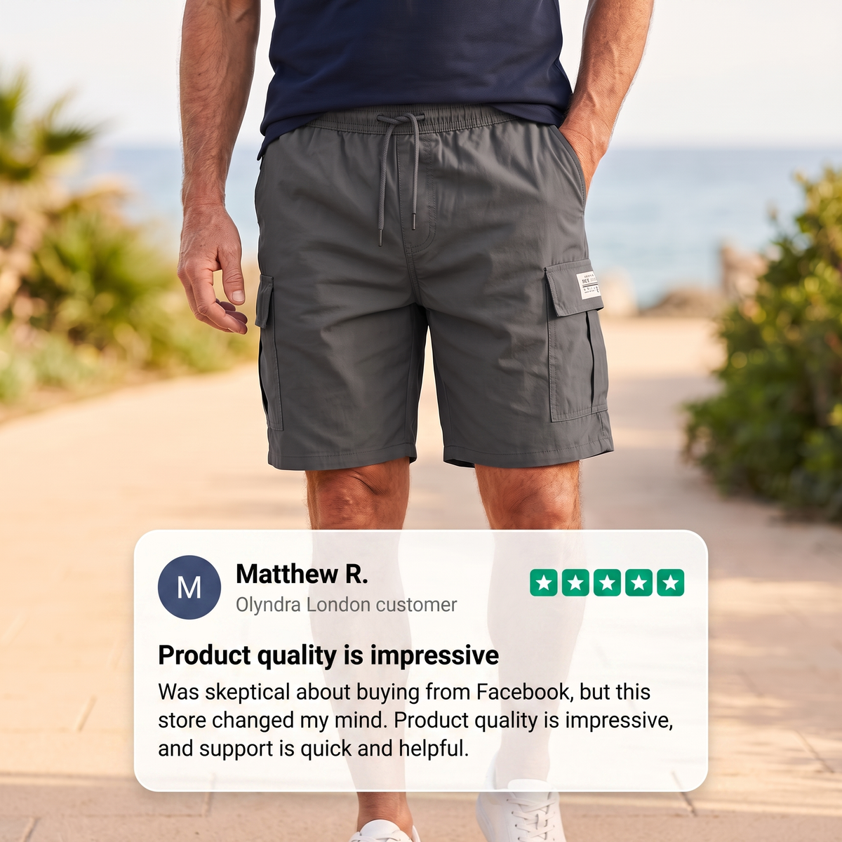 DUNSTAN LIGHTWEIGHT CARGO SHORTS
