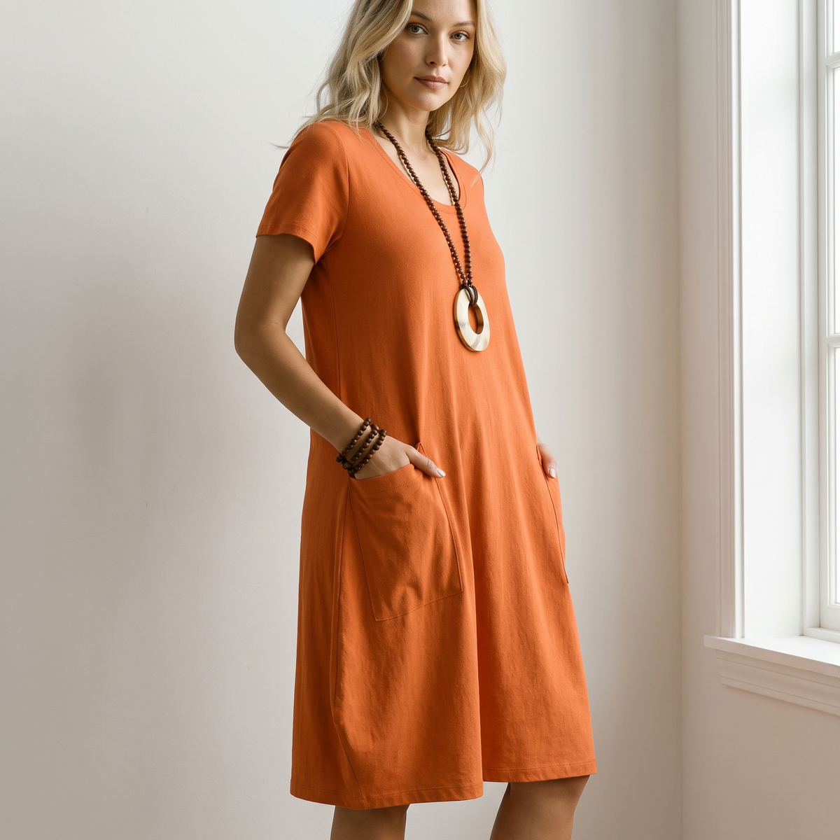 FAIRLEIGH SOFT-FLOW DAY DRESS
