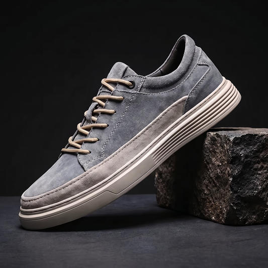 GLENMORE SOFT SUEDE TRAINERS