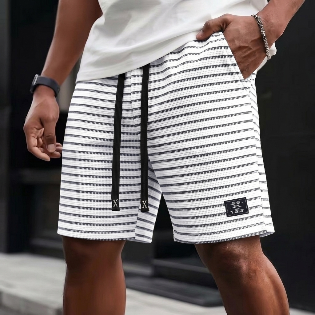 HOLMSLEY COASTAL STRIPE SHORTS