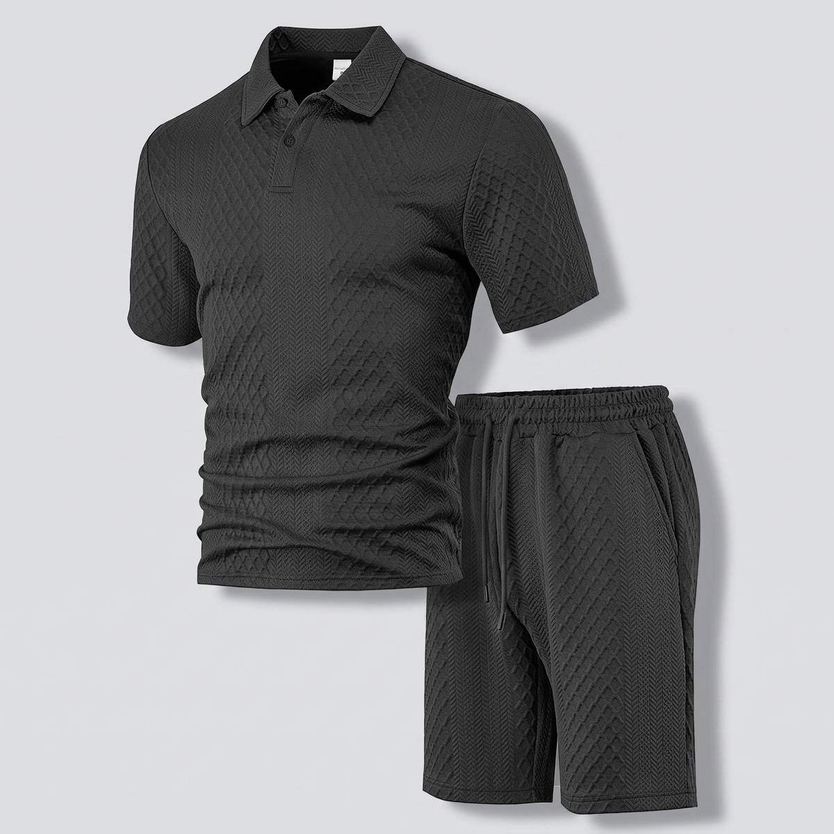 MONTFORD JACQUARD POLO SET