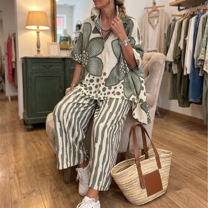 HAVERHILL PATTERNED TWO-PIECE SET