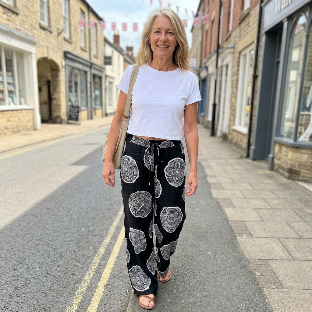 CAMBERLEIGH PATTERNED TROUSERS