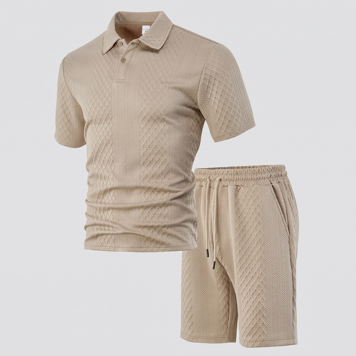MONTFORD JACQUARD POLO SET
