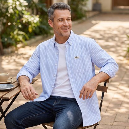 WHITLOCK STRIPED COTTON SHIRT