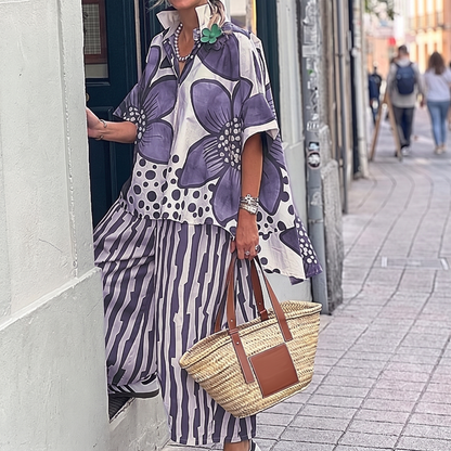 HAVERHILL PATTERNED TWO-PIECE SET