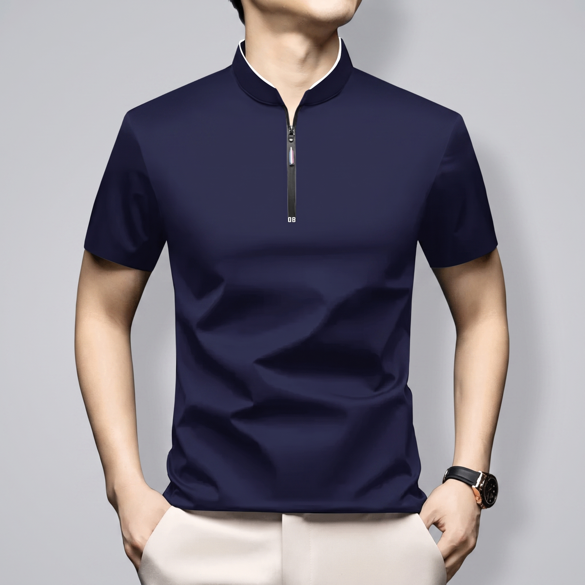MONTAGUE PREMIUM HALF-ZIP POLO