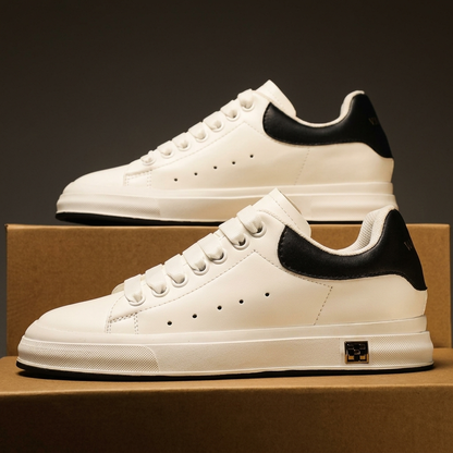 TREVELLAN HIDDEN-LIFT LEATHER SHOES