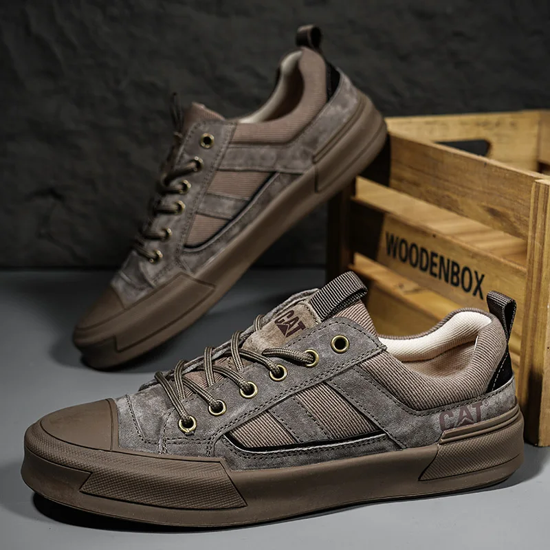 METROSTRIDE LEATHER TRAINERS