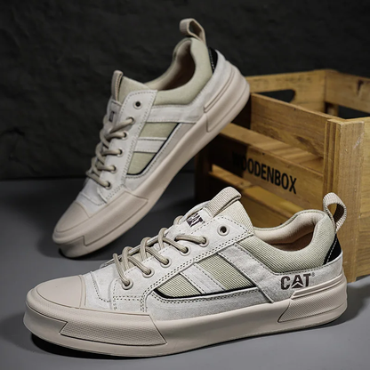 METROSTRIDE LEATHER TRAINERS