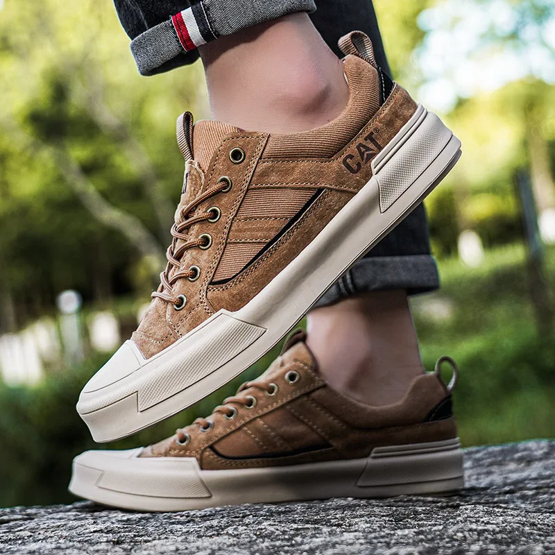 METROSTRIDE LEATHER TRAINERS