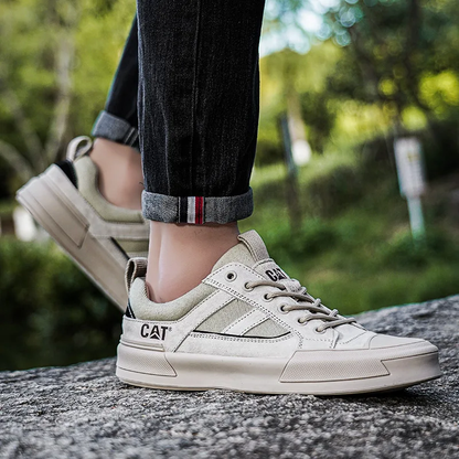 METROSTRIDE LEATHER TRAINERS