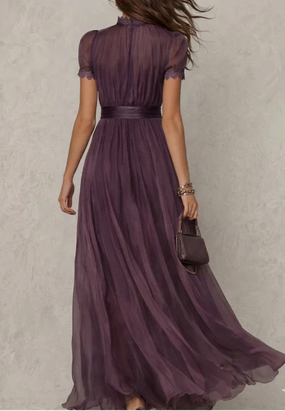 CAMELLIA LONG VINTAGE DRESS