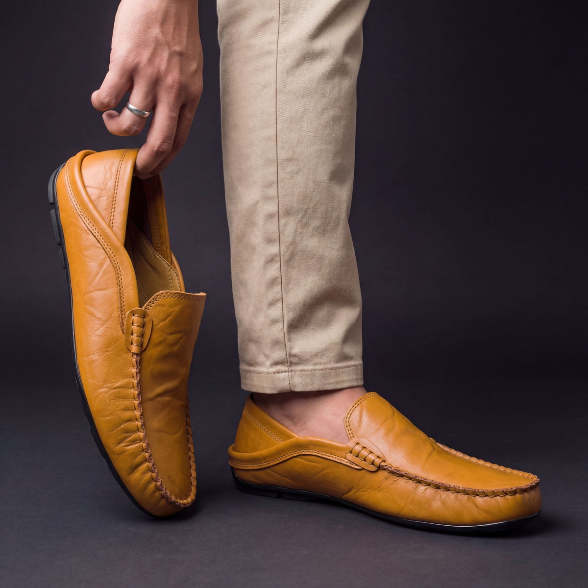 HENRY LEATHER LOAFERS