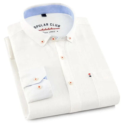 SOMERSET LINEN BUTTON-DOWN