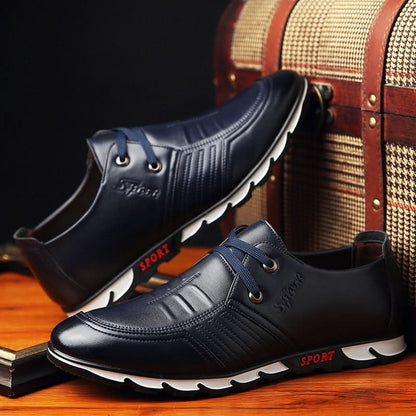 PETERSEN LEATHER TRAINERS