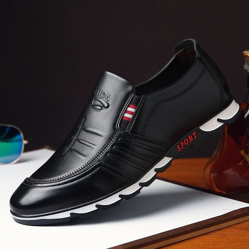 PETERSEN LEATHER TRAINERS