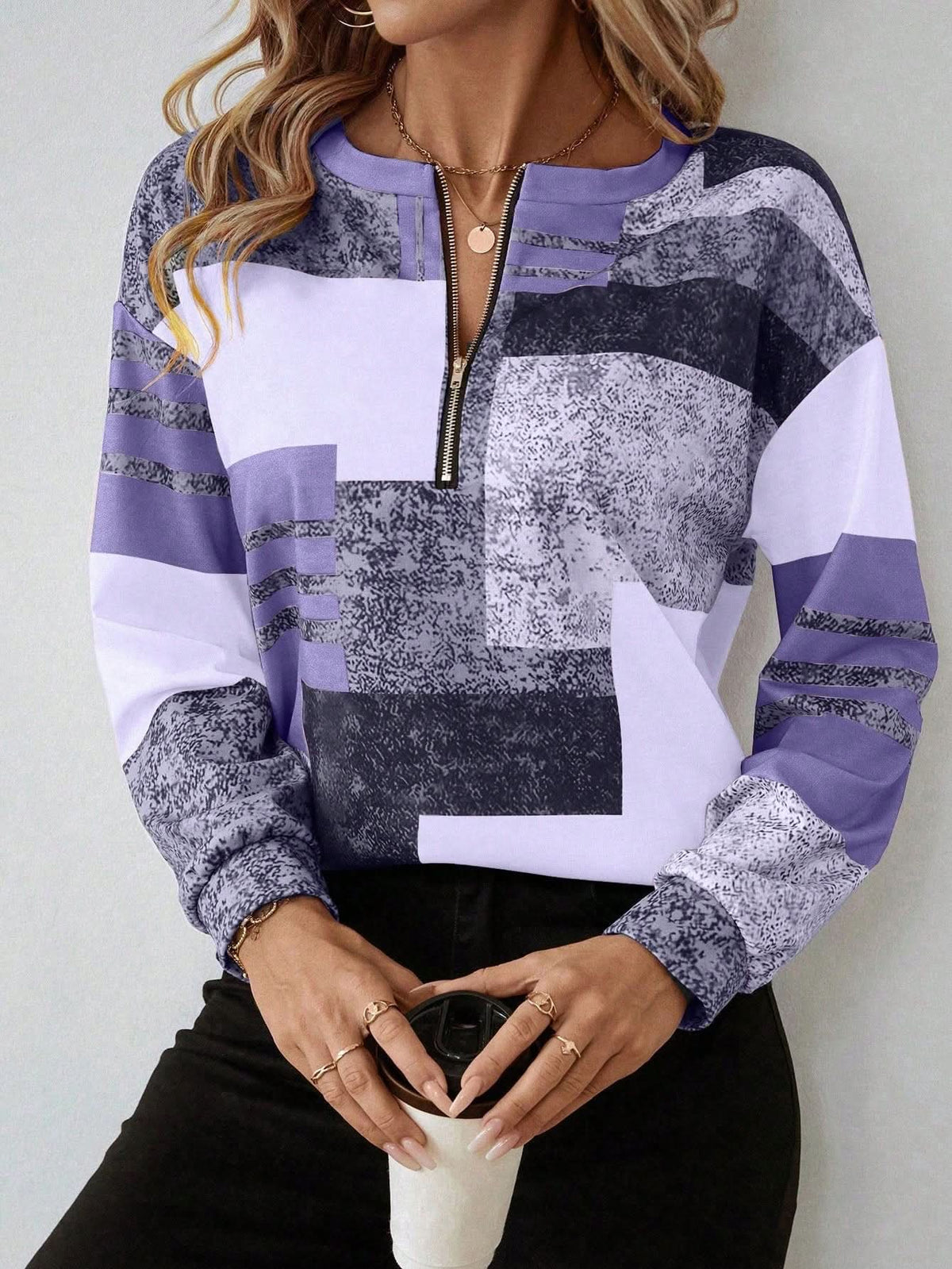 ROWAN COSY ZIP SWEATER