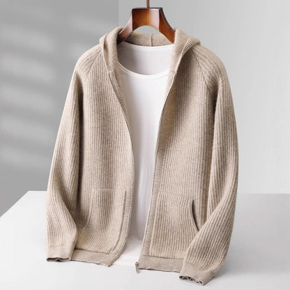 SORRENTO CASHMERE ZIP HOODIE