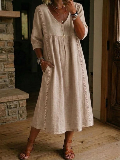 FLORA CASUAL LACE DRESS